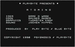 Atomino atari screenshot