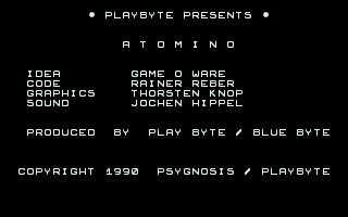 Atomino atari screenshot