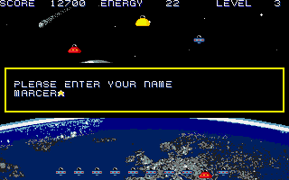 Attackwave atari screenshot