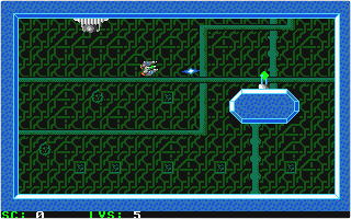 Attack of the Dangerous Alien Gun Turrets from Jupiter's Third Moon atari screenshot
