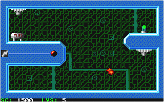 Attack of the Dangerous Alien Gun Turrets from Jupiter's Third Moon atari screenshot