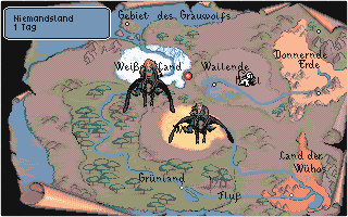 Auf der Suche nach dem Vogel der Zeit atari screenshot