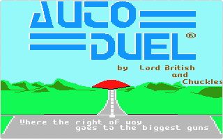 AutoDuel atari screenshot