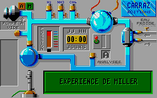 Aux Origines de la Vie atari screenshot
