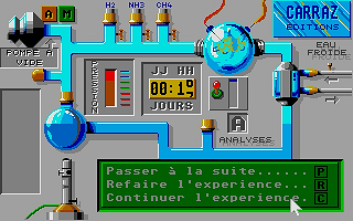 Aux Origines de la Vie atari screenshot
