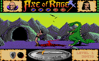 Axe of Rage atari screenshot