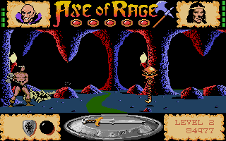 Axe of Rage atari screenshot