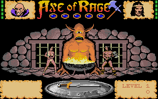 Axe of Rage atari screenshot