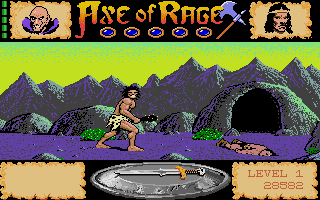 Axe of Rage atari screenshot