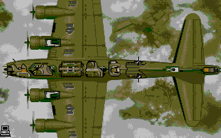 B-17 Flying Fortress atari screenshot