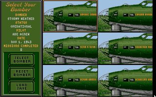 B-17 Flying Fortress atari screenshot