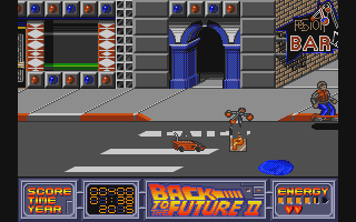 Back to the Future II atari screenshot