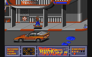 Back to the Future II atari screenshot