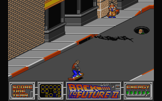 Back to the Future II atari screenshot