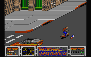 Back to the Future II atari screenshot