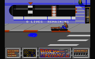 Back to the Future II atari screenshot