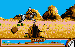 Back to the Future III atari screenshot