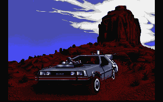 Back to the Future III atari screenshot