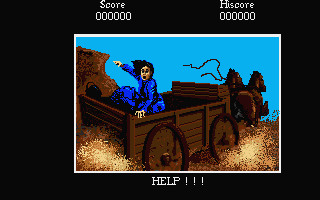 Back to the Future III atari screenshot