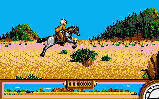 Back to the Future III atari screenshot