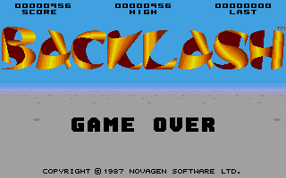 Backlash atari screenshot