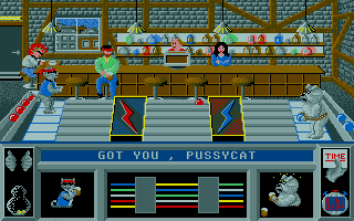 Bad Cat atari screenshot