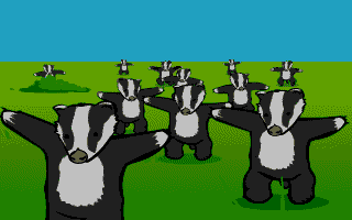 Badger Badger atari screenshot