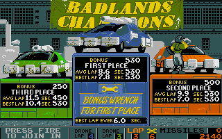 Badlands atari screenshot