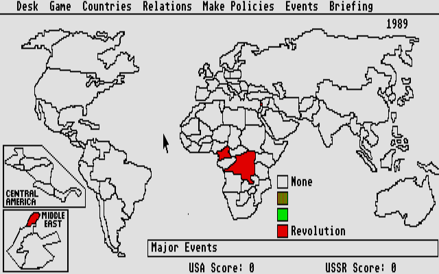 Balance of Power - The 1990 Edition atari screenshot