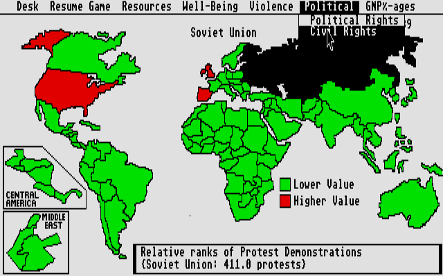 Balance of Power - The 1990 Edition atari screenshot