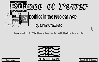 Balance of Power atari screenshot