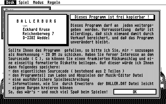 Ballerburg — screenshot 1
