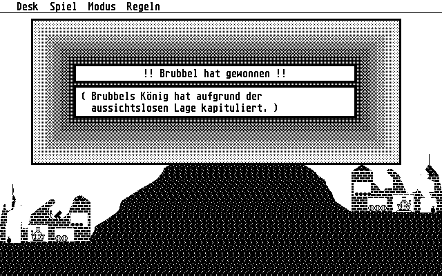 Ballerburg atari screenshot