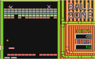 Ballzone atari screenshot