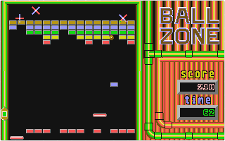 Ballzone atari screenshot