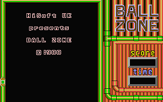 Ballzone atari screenshot