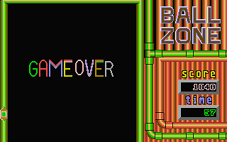 Ballzone atari screenshot