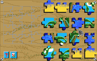 Bambino Fait un Puzzle atari screenshot