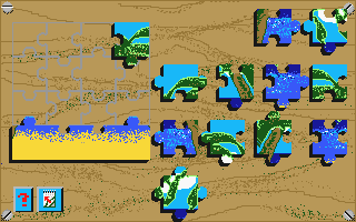 Bambino Fait un Puzzle atari screenshot