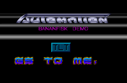 Bananfisk Demo atari screenshot