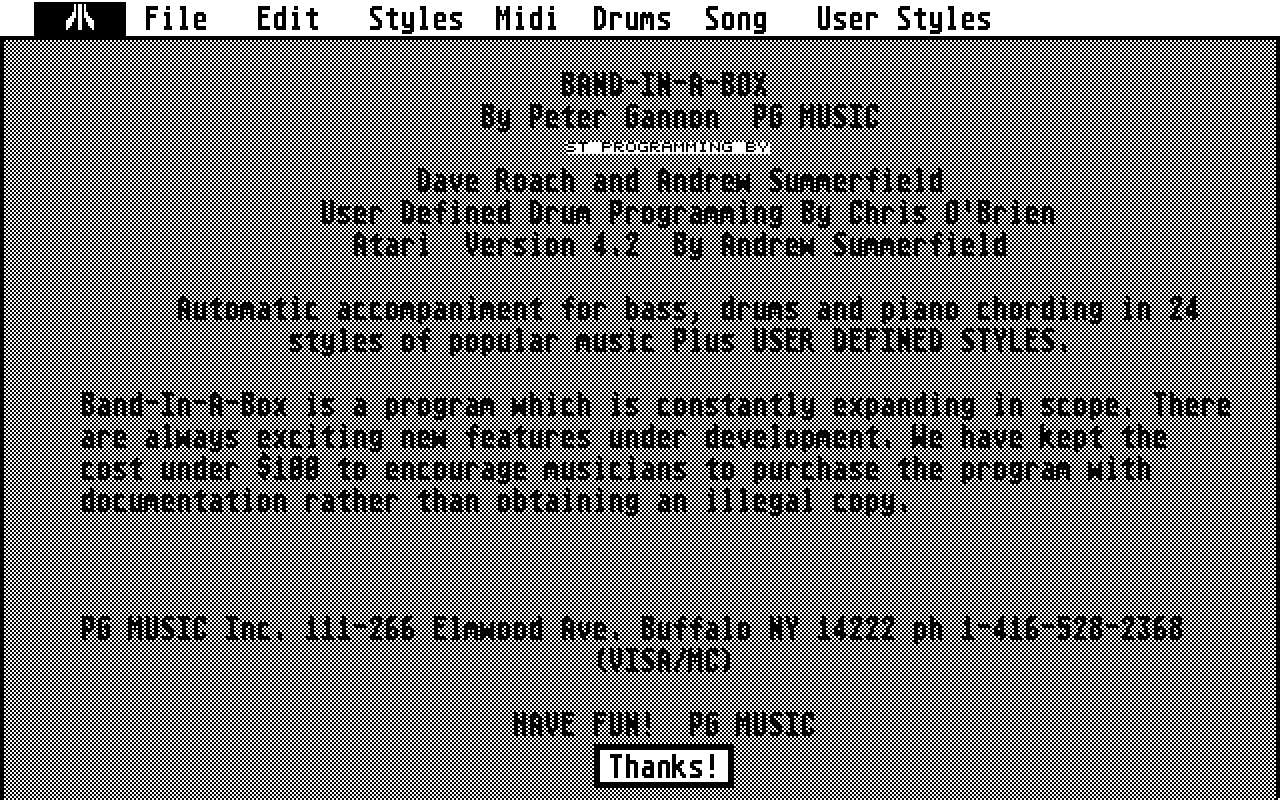 Band in a Box — screenshot 1
