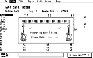 Band in a Box atari screenshot