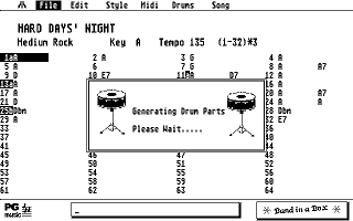 Band in a Box atari screenshot