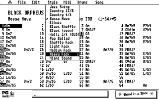 Band in a Box atari screenshot