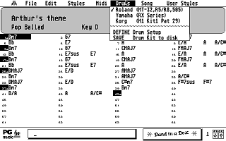 Band in a Box atari screenshot