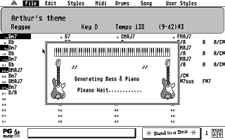 Band in a Box atari screenshot