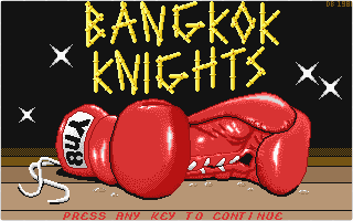 Bangkok Knights atari screenshot