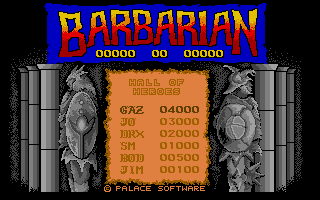Barbarian - Le Guerrier Absolu — screenshot 1