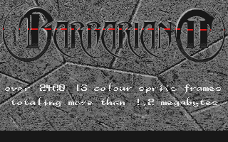 Barbarian II atari screenshot