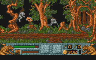 Barbarian II atari screenshot